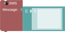 the SMS block