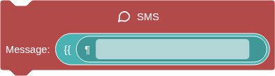the SMS block