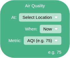 the Air Quality block