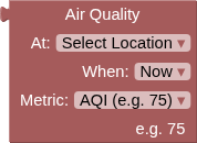 the Air Quality block