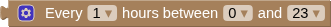 the Every X Hours block