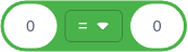 the Compare Numbers block