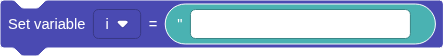 the Set Variable block