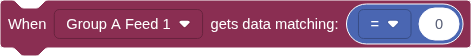 the Data Matching block