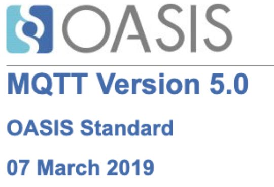 MQTT 5 Spec Screenshot