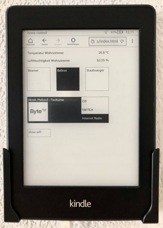 KindleHomeDisplay