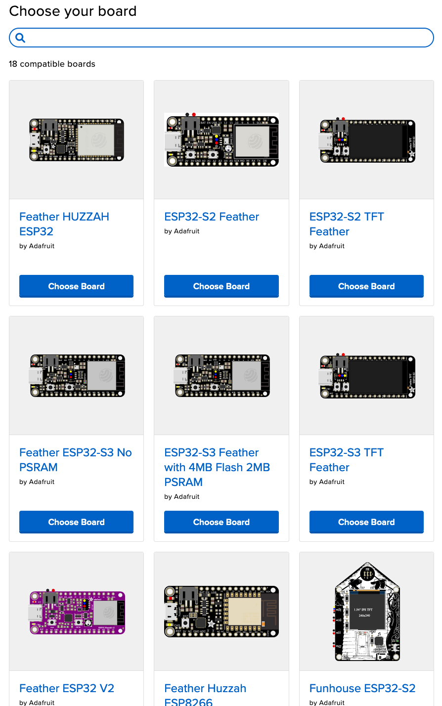 board-selector